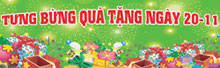 TƯNG BỪNG QUÀ TẶNG NGÀY 20-11